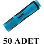 Noki 50 Adet Mavi Fosforlu Kalem 9000