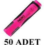 Noki 50 Adet Pembe Fosforlu Kalem 9000