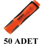 Noki 50 Adet Turuncu Fosforlu Kalem 9000