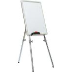 Noki 50x70 Teleskopik Ayaklı Beyaz Yazı Tahtası Alüminyum Çerçeve Laminant Yüzey