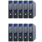 Noki 56411-020 Gri 10'lu Paket Geniş Plastik Klasör