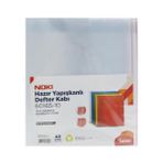 Noki 60165 A5 10'lu Şeffaf Yapışkanlı Hazır Defter Kabı