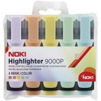 Noki 9000P5PVC 5 Adet Pastel Fosforlu Kalem