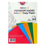 Noki A4 5 Renk 100 Yaprak Renkli Fotokopi Kağıdı