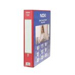 Noki A4 D Mekanizmalı 3 cm Kırmızı 4 Halkalı Klasör