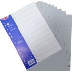 Noki A4 Plastik Ayraç 12 Rakamlı Seperatör 1 Adet Düzenleme Kolaylığı Sağlar