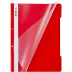 noki a4 telli dosya plastik 50 li kırmızı (50 li paket) - Yok