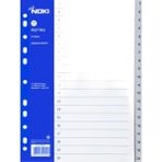 Noki Ayraç 1-20 Rakam Pp (Index Seperatör) ( 5 Paket ) - Beyaz - Boyut