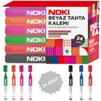 Noki Doldurulabilir Beyaz Tahta Kalemi 24 Lü Set