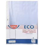 Noki Eco A4 Beyaz Kenarlı Delikli Ekoomik Gömlek Föy 10 Paket Poşet Dosya