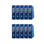 Noki Geniş Plastik Klasör (56411-110) Açık Mavi 10 Lu Paket
