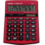 Noki H-MS010 Kırmızı Hesap Makinesi