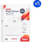 Noki Hd Poşet Dosya 100 Lü 4830HD 5 Adet