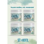 Noki Kil Maskesi - Süt&Mentol | Leke, Ve Siyah Nokta Giderici Yüz Maskesi 4x:Adet