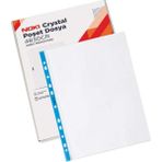 Noki Kristal Poşet Dosya Mavi Kenarlı 100 Lü 4830HD