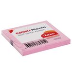 Noki Memo 12166 75x75 mm Açık Pembe 100 Yaprak Çizgisiz Yapışkanlı Not Kağıdı