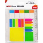 Noki Memo Combo 6 25 Yaprak Yapışkanlı Not Kağıdı Seti