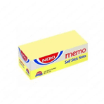 Noki Memo Stick 75x75 mm 450 Yaprak Havai Yapışkanlı Not Kağıdı