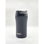 Noki Mug Çelik Termos 400 ml 12 Saat Sıcak ve Soğuk Kahve Içecek Termosu Siyah - 0,40 lt