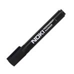 Noki Permanent Markör 12 Adet Siyah Kesik Uçlu Koli Kalemi