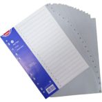 Noki Plastik Seperatör 20 Rakam Ayraç A4 6 Adet