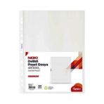Noki Poşet Dosya Xl A4 100LÜ - 2 Paket - Beyaz - Şeffaf