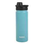 Noki T-0126 Turkuaz Vidalı Kapak Taşıma Kulplu Çelik 540 ml Termos