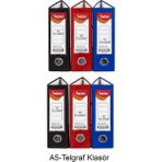 Noki Telgraf Klasör Geniş A5 Plastik 3 Renk 6’lı 1 Paket