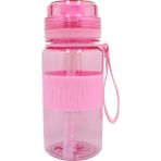 Noki Tritan Pipetli Su Matarası Pembe 400 ml