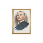Noki Varaklı Çerçeve 50*70 cm Duvara Monte Atatürk Portresi