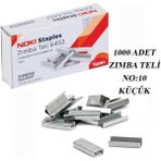Noki Zımba Teli Küçük No:10 1000 Li Nikel Beyaz 1 Paket 6452 - Gümüş - Standart