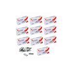 NOKİ Zımba Teli Küçük No:10 1000 li Nikel Beyaz 10 Paket 6452