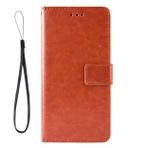 Nokia 105 2G 2023 ile Uyumlu Kılıf, Kart Yuvalı Cüzdan tasarımlı Kılıf, Klasik düz renk. Standable Flip Case - Kahverengi