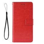 Nokia 105 2G 2023 ile Uyumlu Kılıf, Kart Yuvalı Cüzdan Tasarımlı Kılıf, Klasik düz renk. Standable Flip Case - Kırmızı