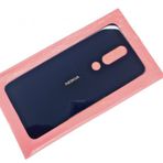 Nokia 5.1 Plus Arka Kapak (Cam Lacivert)