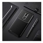 Nokia 5.1 Plus Kılıf Karbon Silikon Case