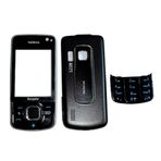 Nokia 6210N Kapak Nokia 6210N Uyumlu Siyah On Kapak Arka Kapak Ve Tus Takimi