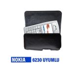 Nokia 6230 Kılıf Tuşlu Telefon Bele Takılan Kemer Kılıfı