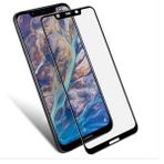 Nokia 7.1 Plus X7 Ful Kavisli Kırılmaz Cam Ekran Koruyucu