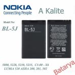 Nokia Bl-5j Batarya 5800 5228 5230 5235 C3-00 X6 Lumia 520 Asha 2 Uyumlu Yedek Batarya