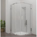 Nokta Duşakabin 80X80 Teknesiz Oval Duşakabin 6 mm Şeffaf Camlı