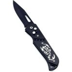 Nokta Outdoor Kamp Kilitli Açılan Çakı 20 cm Kemer Aparatlı Tamamen Çelik - Siyah