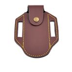 Nokta Outdoor KAMP OUTDOOR DERİ ÇAKI KILIFI KAHVERENGİ ÇITÇITLI PASLANMA YAPMAZ