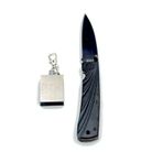 Nokta Outdoor Metal Gövdeli Çakı 19,3 Cm Içten Kilitli Sönmeyen Kibrit Hediye