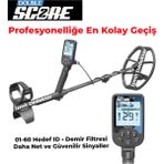 Nokta Score 2 Izmit Dedektör Multi Frekans Su Geçirmez Metal Altın Define Dedektörü - Uzunluk: 63 cm – 132 cm ayarlanabilir
