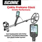 Nokta Score Izmit Dedektör Multi Frekans Su Geçirmez Metal Altın Define Dedektörü - Uzunluk: 63 cm – 132 cm ayarlanabilir