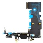 Nokta Teknik iPhone 8 Orijinal Siyah Şarj Soketi Kulaklık Soketi Mikrofon Filmli