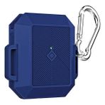 noktaks - Apple Airpods 1. Nesil - Kılıf Darbelere Karşı Dayanıklı Koruyucu Silikon Kılıf Airbag 09 - Lacivert - T11297