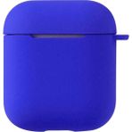 noktaks - Apple Airpods 1. Nesil - Kılıf Darbelere Karşı Dayanıklı Koruyucu Silikon Kılıf Airbag 11 - Saks Mavi - T11566