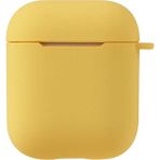 noktaks - Apple Airpods 1. Nesil - Kılıf Darbelere Karşı Dayanıklı Koruyucu Silikon Kılıf Airbag 11 - Sarı - T11566